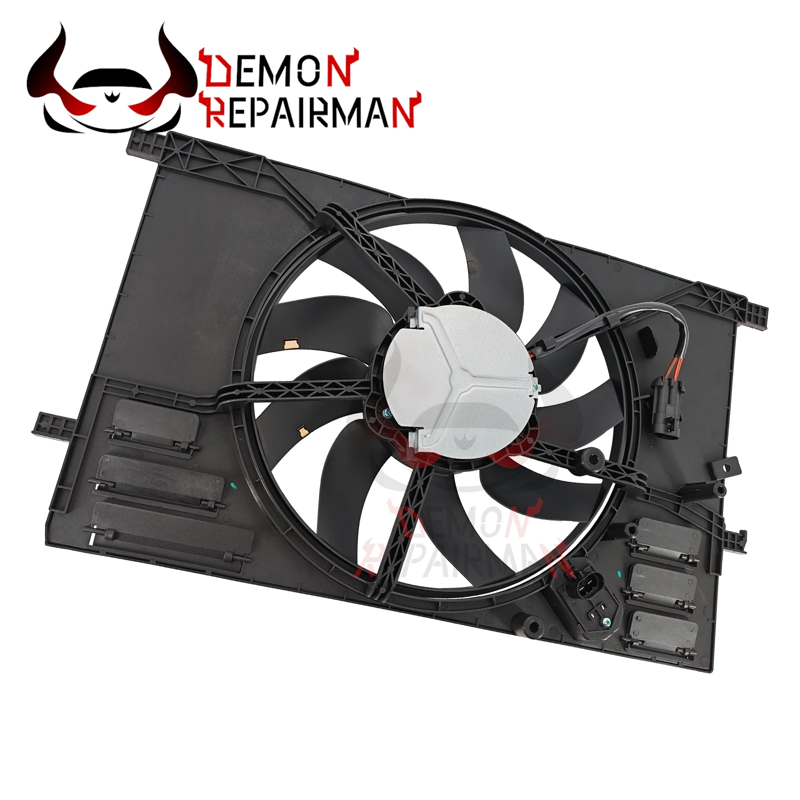 68247205AA 621-577 Car Electric Fan Cooling Radiator Ventilador Compatible With Jeep Renegade Ram ProMaster City Fiat 500X 2.4L