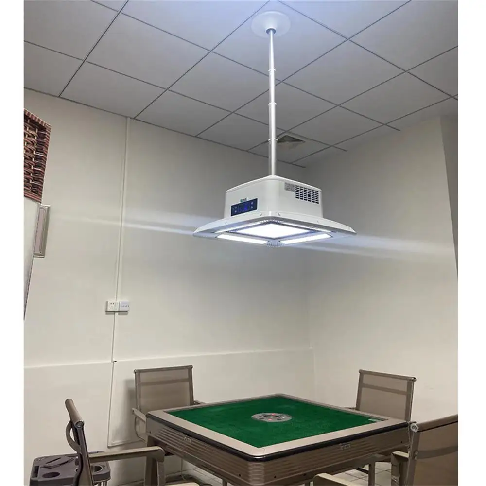 Ceiling Lamp Commercial High Suction Silent Smoke Exhaust Device Telescopic Smoke Exhaust Device