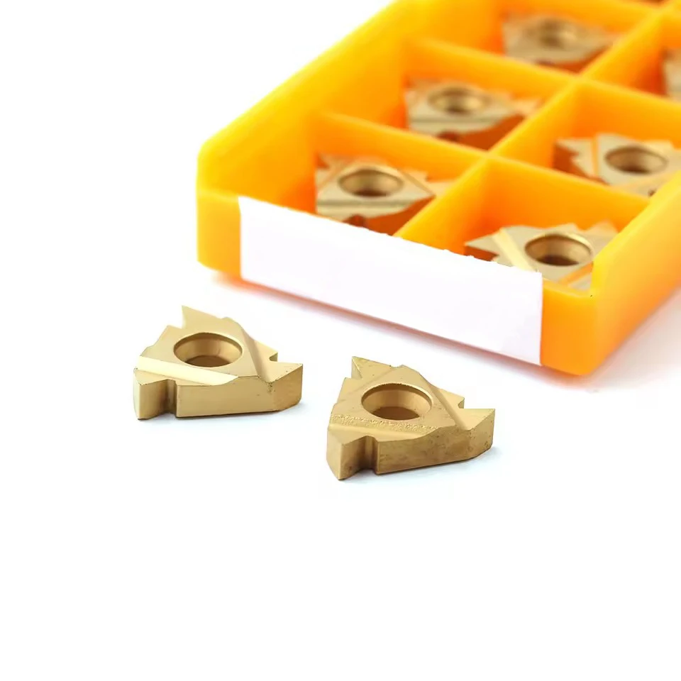 10 pz 16IR 16ER AG55 VP15TF UE6020 US735 utensile per tornitura filettatura lama in metallo duro tornio CNC filettatura scanalata muslim16 irag55