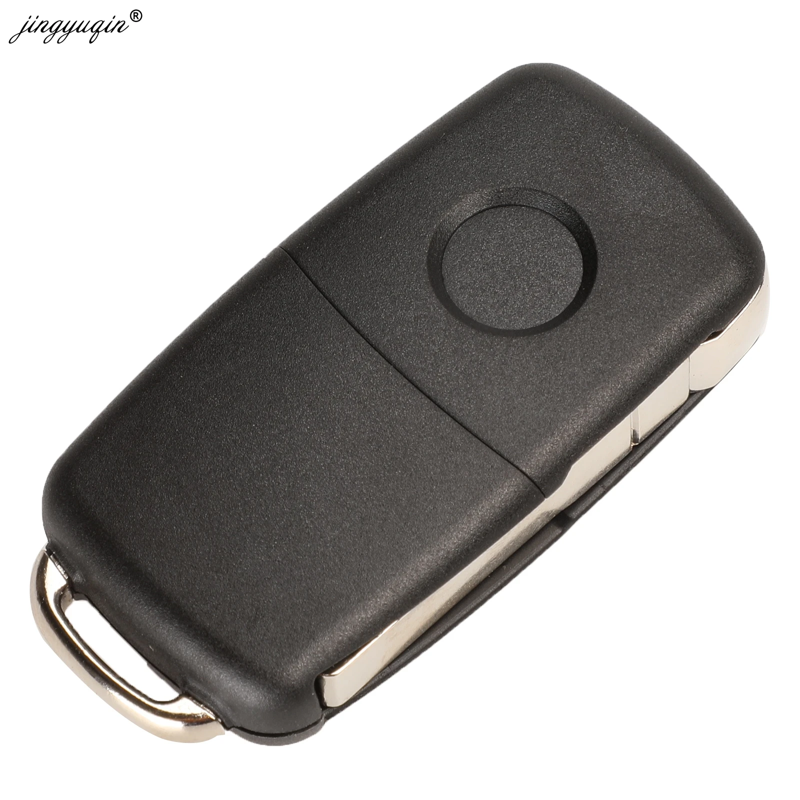 jingyuqin 10pcs 2/3/4/5 Button Folding Remote Key Shell for VW Tiguan Golf Sagitar Polo MK6 Touareg SEAT Flip Case Fob