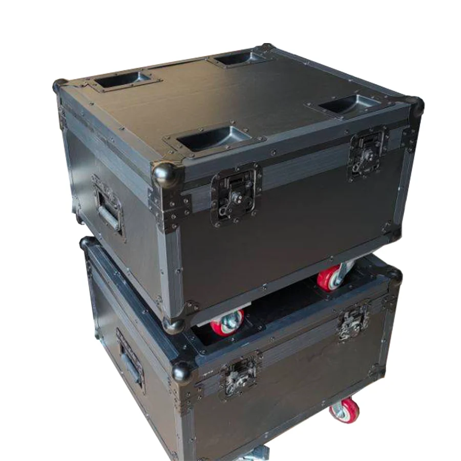 Black Aluminum Frame Flightcase for Led Zoom Wash Common Model 19x15W RGBW Movinghead Stage Light Dmx Dj Bar NO Light