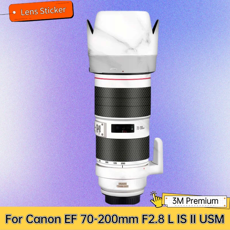 For Canon EF 70-200mm F2.8 L IS II USM Lens Sticker Protective Skin Decal Film Anti-Scratch Protector Coat EF 70-200 2.8 F/2.8