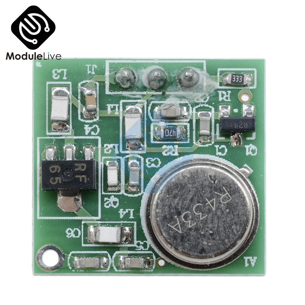 Módulo transmisor de FM inalámbrico, placa práctica, CC 9V-12V, ZF-4, 433,92 MHz, # P, 433MHZ