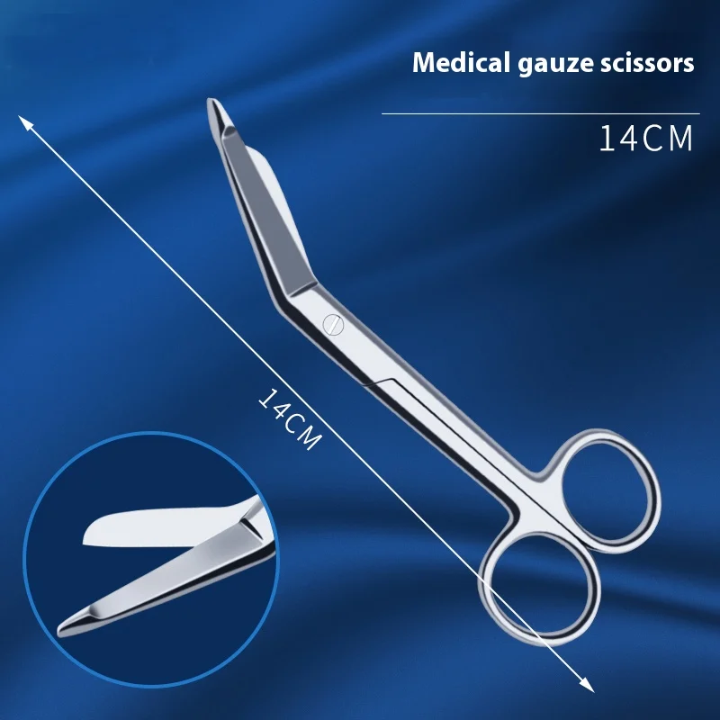 Medical gauze scissors bandage scissors gypsum scissors bevel nose scissors auxiliary scissors surgical scissors nurse scissors