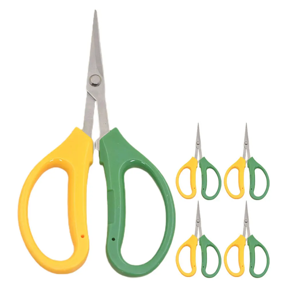 Cesoie da potatura da giardino da 5 pezzi Trimmer per piante leggeri in acciaio inossidabile Manico ergonomico per fiori da taglio di rami di albero