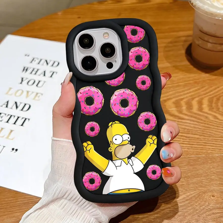 The-Simpsons Homer Phone Phone Case for Xiaomi Redmi Note 11s 9 8 10 Pro 9s 12S 11 Pro Plus 10s 13 12 Pro 10 Soft cases