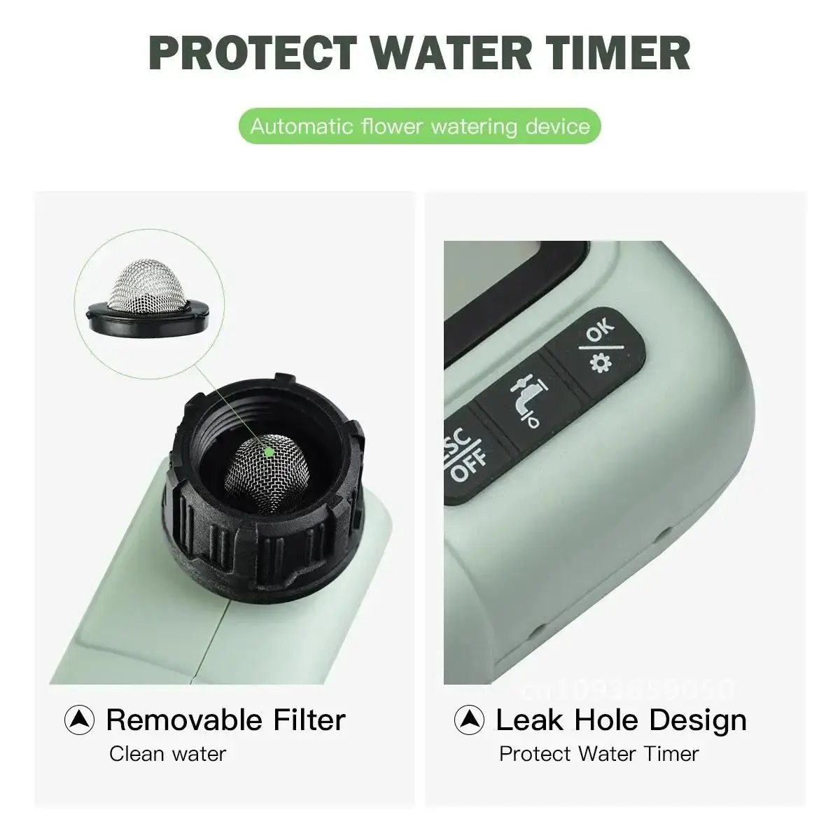 HCT-322 Automatic Water Timer Garden Digital Irrigation Outdoor Sprinkler Intelligent Water&Time To Save Machine Used