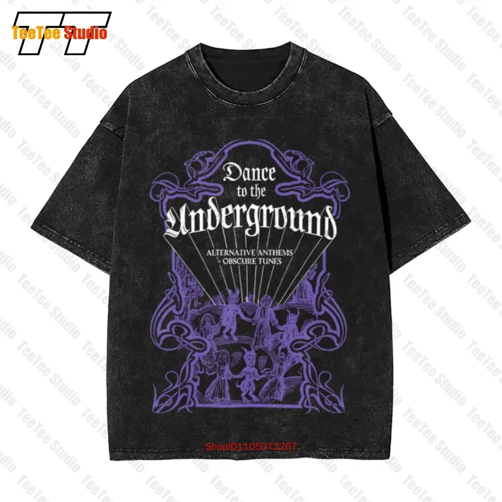 Underground Vintage Oversized T-Shirt Occult With Dancing Demons Dark Queer Magic Punk Halloween 1KIP