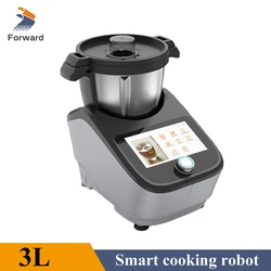 Food Processor Smart Cooking Robot Kitchen Robots Cooking Machine Touch Screen Panel 3L  Electric Stir-fry Wok