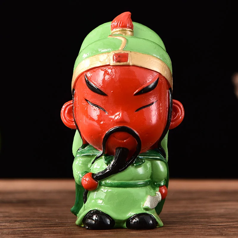 الرومانسية المصغرة للممالك الثلاث ، التماثيل ، السيارة ، زخارف المكتب ، ديكور المنزل ، ديكور الغرفة ، الهدايا التذكارية ، الأشكال اللطيفة #5