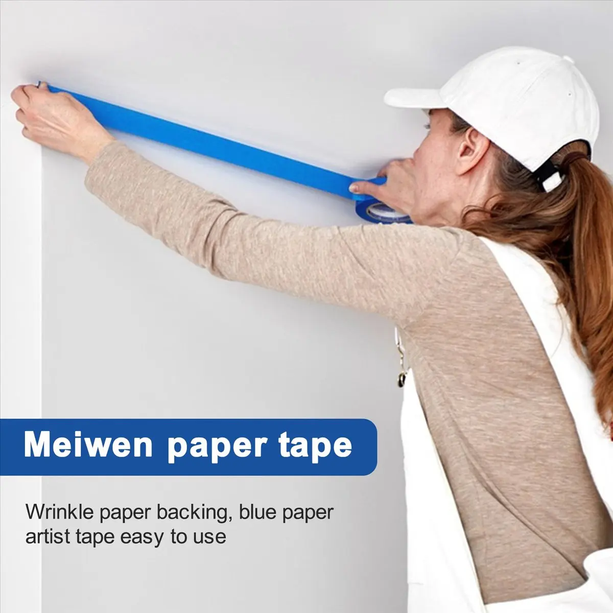 

(A75T) 2 шт. синей малярной ленты шириной 2 дюйма, съемная маскирующая лента, для декора дома, 3D-принтера, каллиграфии и живописи