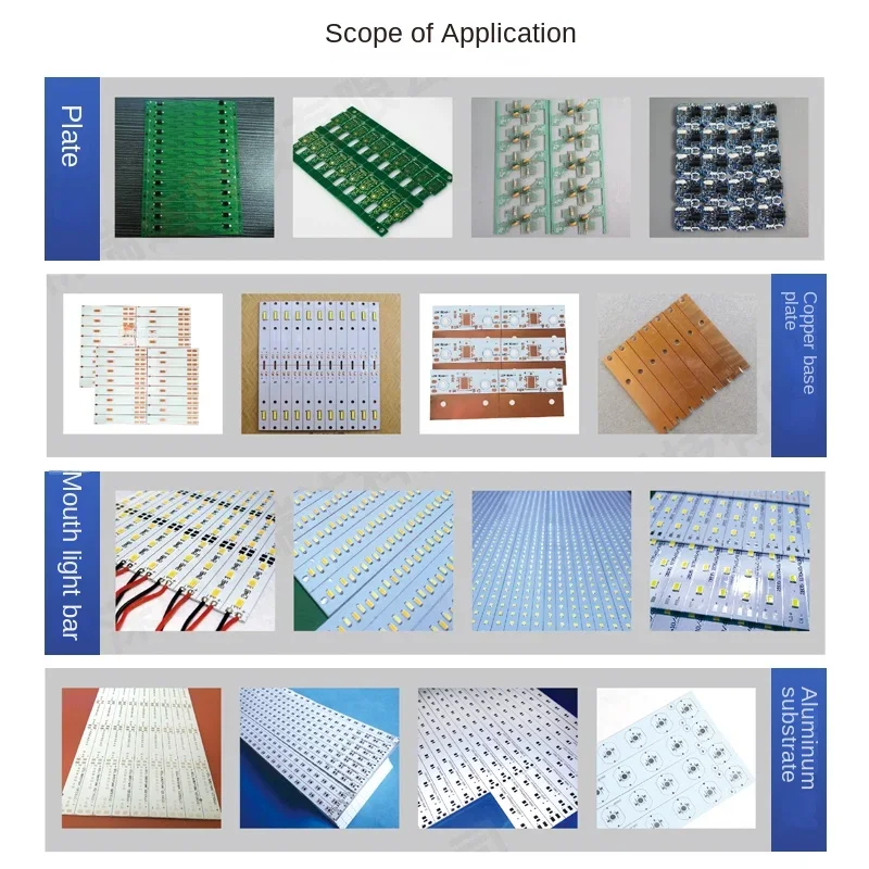 Knife PCB Board Cutting Machine Vcut Circuit Board Cutting Machine Aluminum Base Plate FR4 Circuit Board Plate Cutting Machine