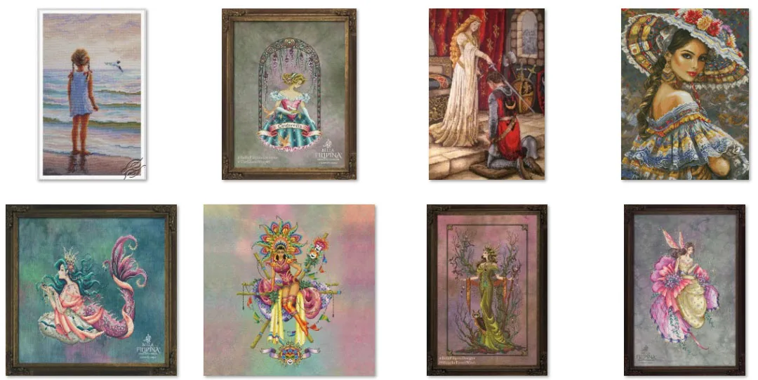 

Cross Stitch Set New DIY Cotton Thread Unprinting BF Forest Witch Forest Witch Olivia Cross Stitch Kit Cross Stitch Kit