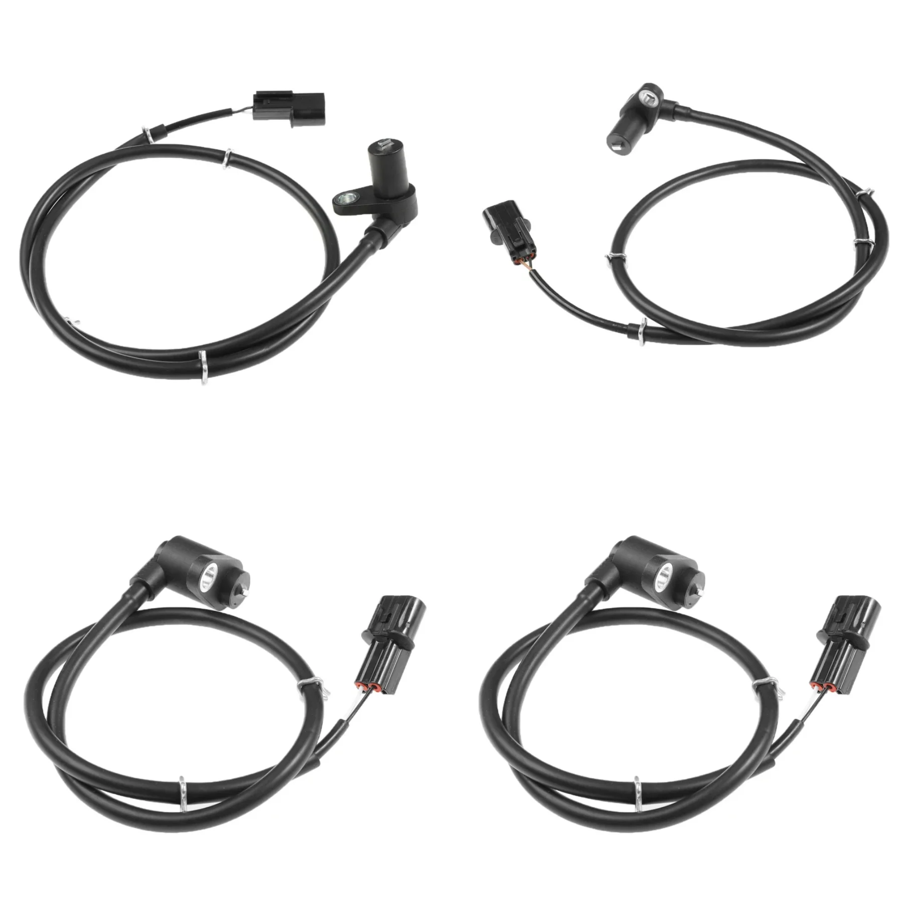 4pcs Front Rear Left Right ABS Wheel Speed Sensor MR307045 MR307046 MR332667 For Mitsubishi Pajero Sport Monteiro L200 1993-2001