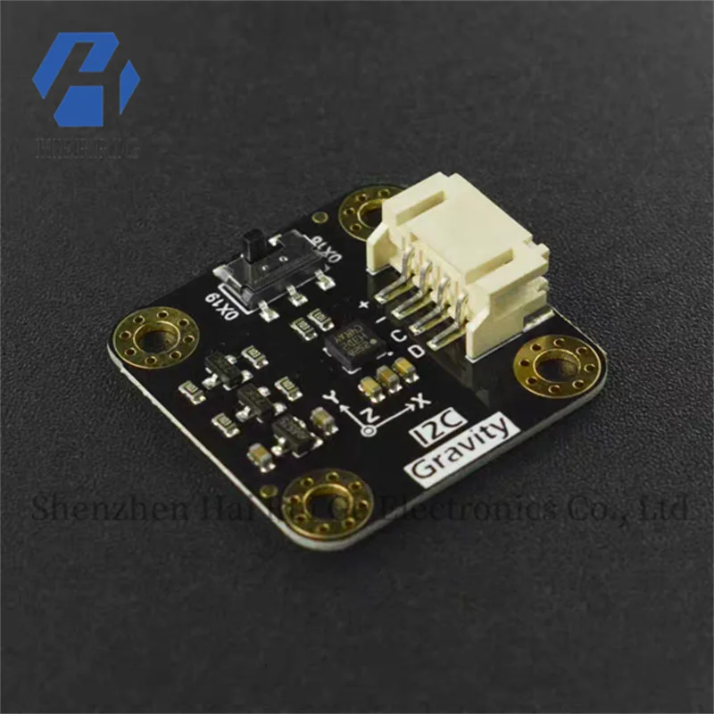 Gravity: I2C H3LIS200DL three-axis accelerometer