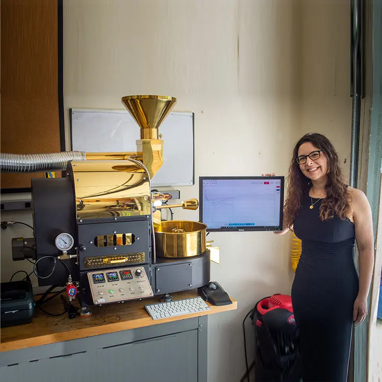 

Industrial Lpg Gas1kg 2kg Cacao Coffee Bean Roasting Toaster Commercial Electric Cocoa_roaster_machinery of Coffee