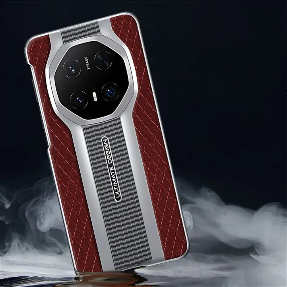 Slanke premium natuurlijke koeienhuid lederen tas voor Huawei Mate 70 60RS Business Cover