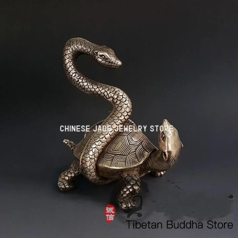 Wholesale antique-style copperware, pure copper, silver-plated, white copper, Xuanwu ornaments, home decoration craft gifts, ant
