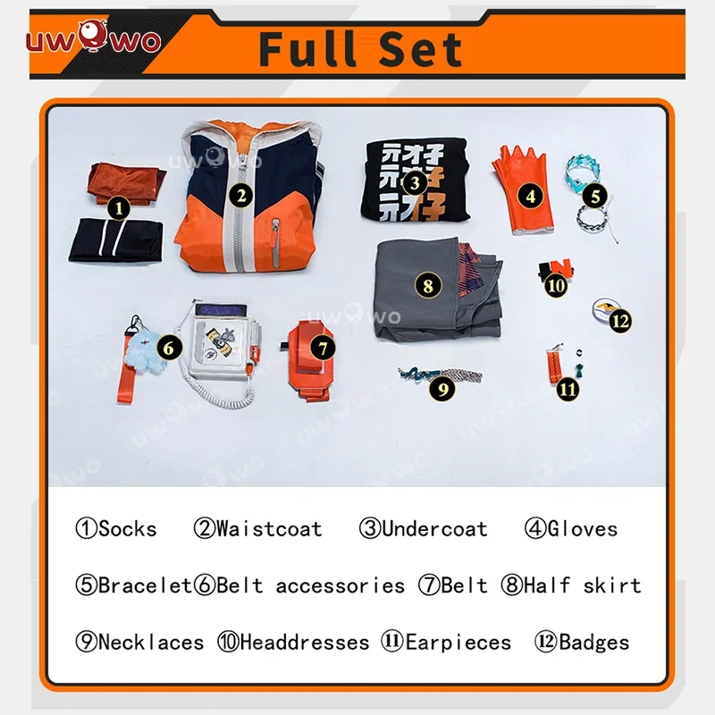 سلسلة UWOWO Collab: لعبة Zenless Zone Zero Cosplay/ZZZ كوسبلاي بيل كوسبلاي فستان مُصمم حسب الطلب لعبة الهالوين