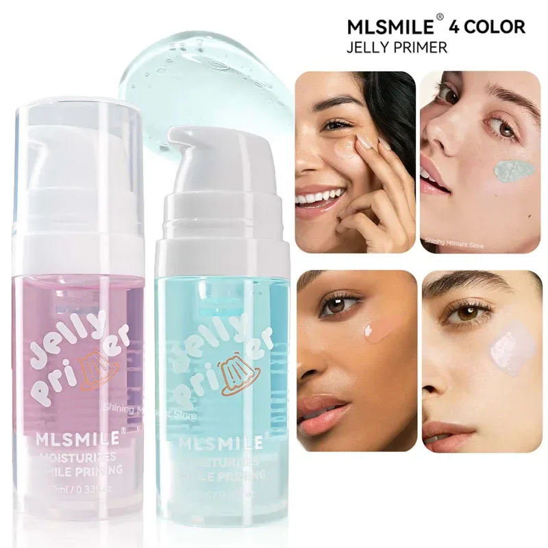 Transparent Jelly Primer Makeup Base Color Rendering Long Lasting Cover Holding Pre Makeup Base Cream Moisturizing Isolation Gel