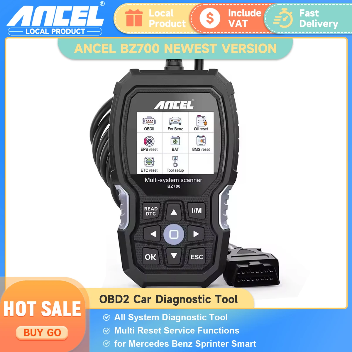 Ancel FD700 OBD2 Au… - image