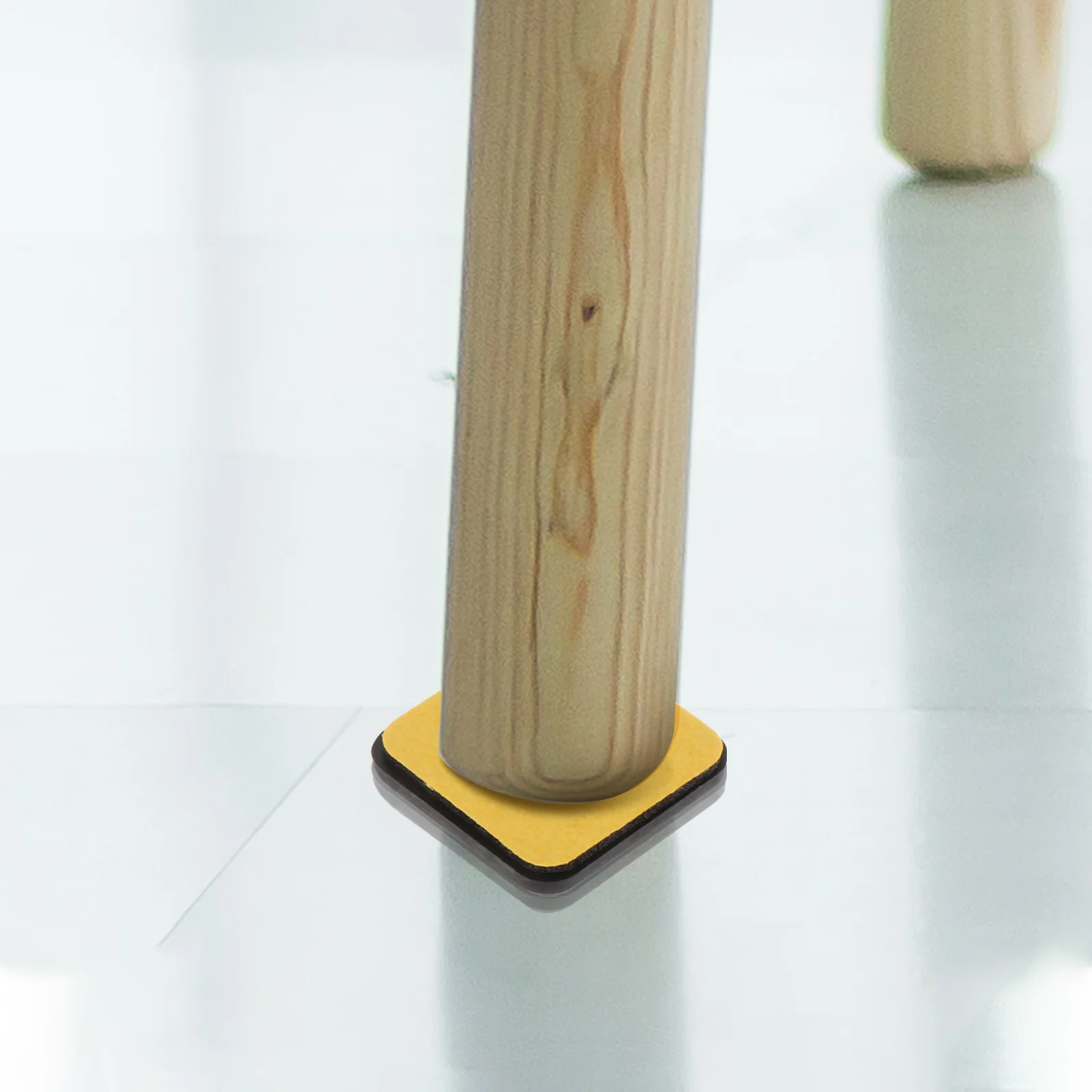 

16Pcs Furniture Leg Bottom Mats Square Non-Slip Floor Protectors Self-Stick Glide Pads for Chairs Furniture Leg Bottom Mat