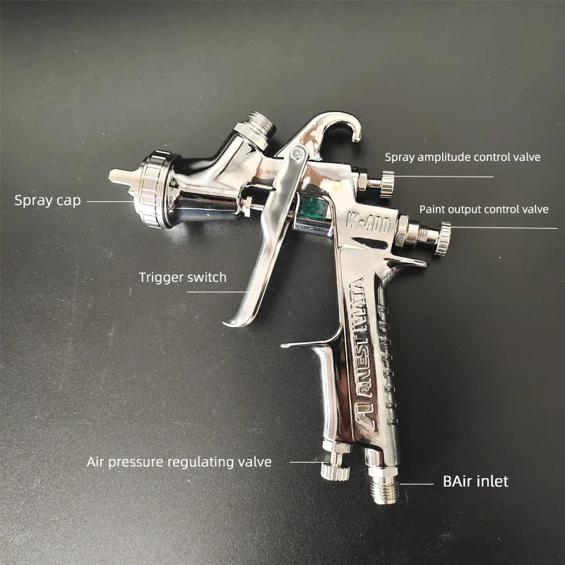 Japanese ANEST IWATA W400-S27 Car Paint Spray Gun 1.4 Nozzle