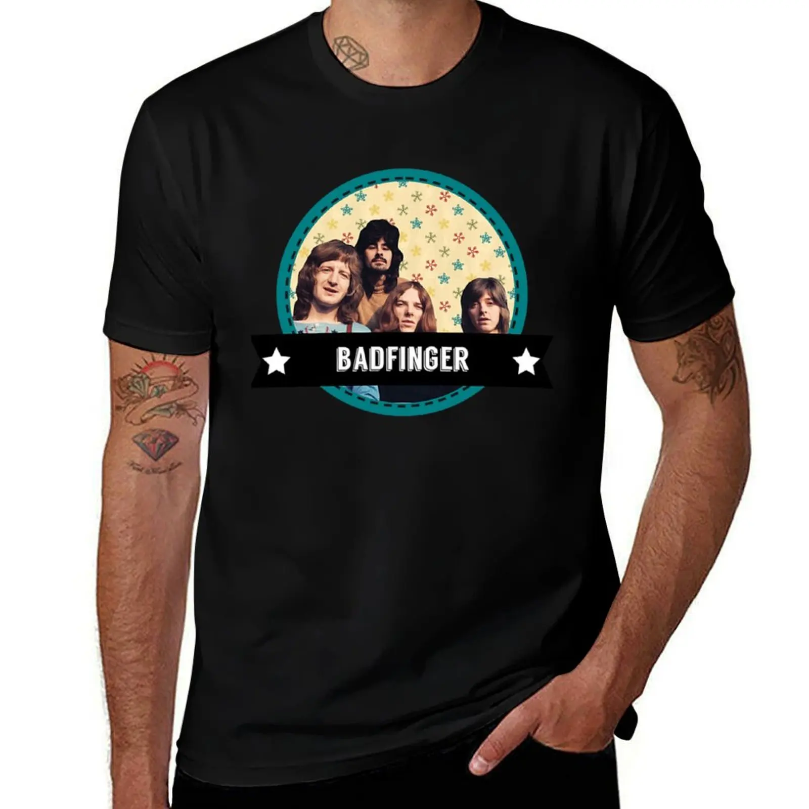 badfinger T-Shirt Big and Tall Loose Fit T-Shirt