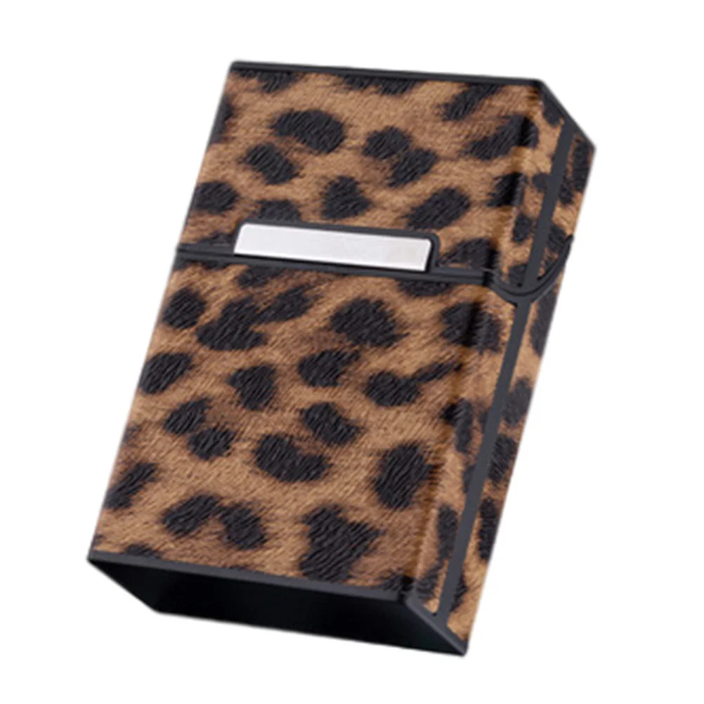 Cigarette Case Protector Storage Leopard Protective Cover Creative Cigarettes Container Holder