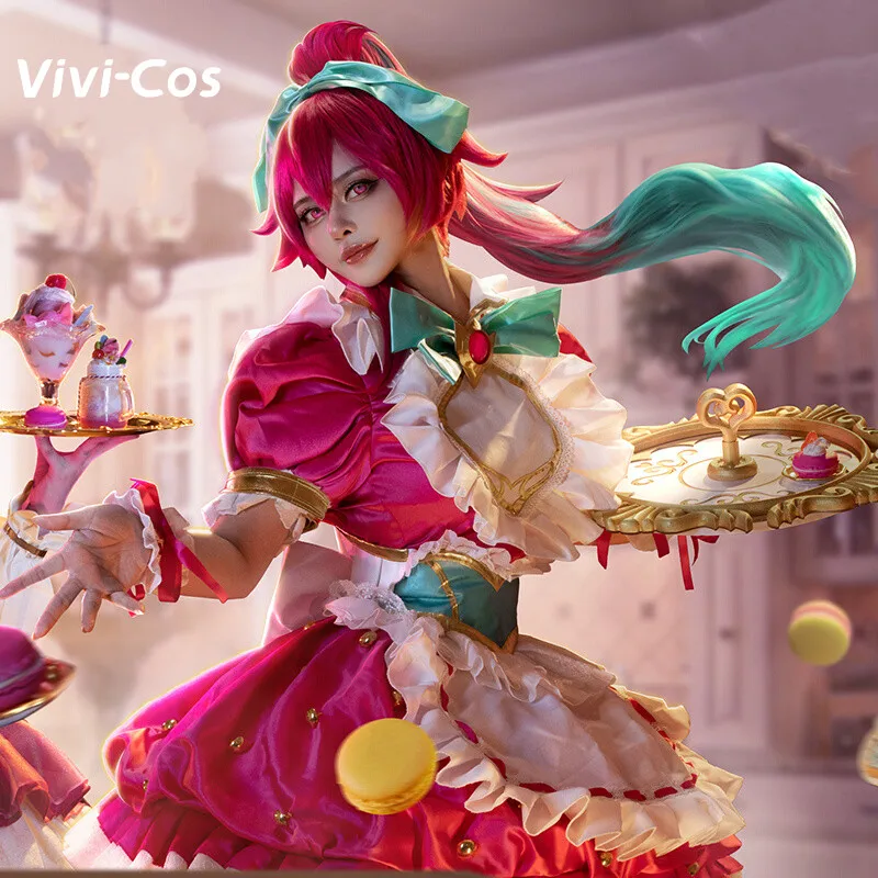 Vivi-Cos Game LOL The Battle Mistress Sivir Cute Sexy Cosplay Halloween Women's Costume Role Play Party Carnival New