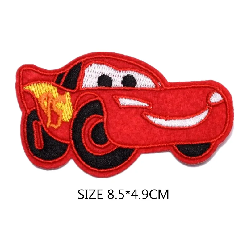 16 style cars cartoon animation cycle racing embroidered clothes stickers ironing clothing iron patch sewing patches