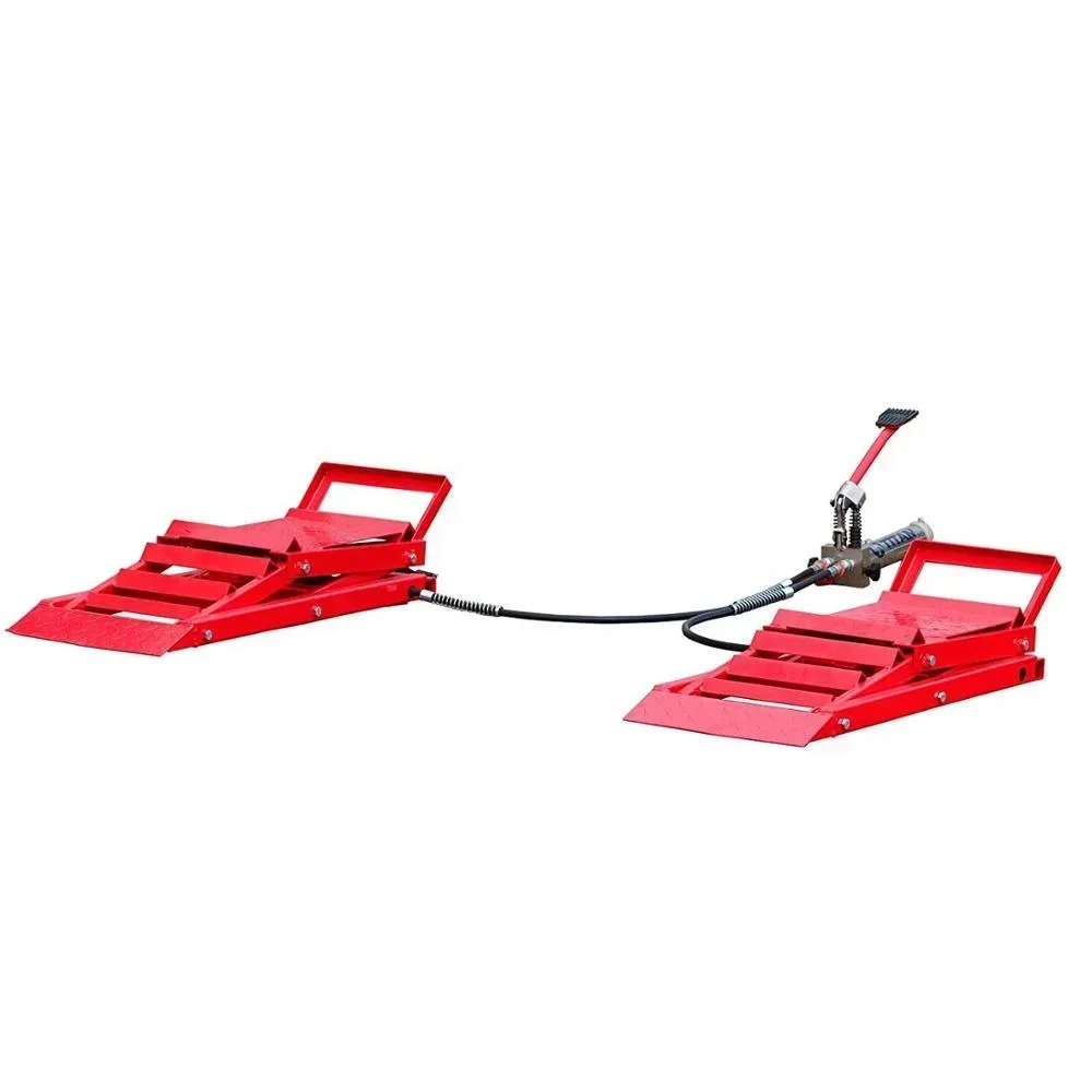 

Portable Hydraulic Car Ramp, Capable of Carrying 2T, Hydraulic Type, Household Lifting, Easy To Carry, Vehicle Mounted