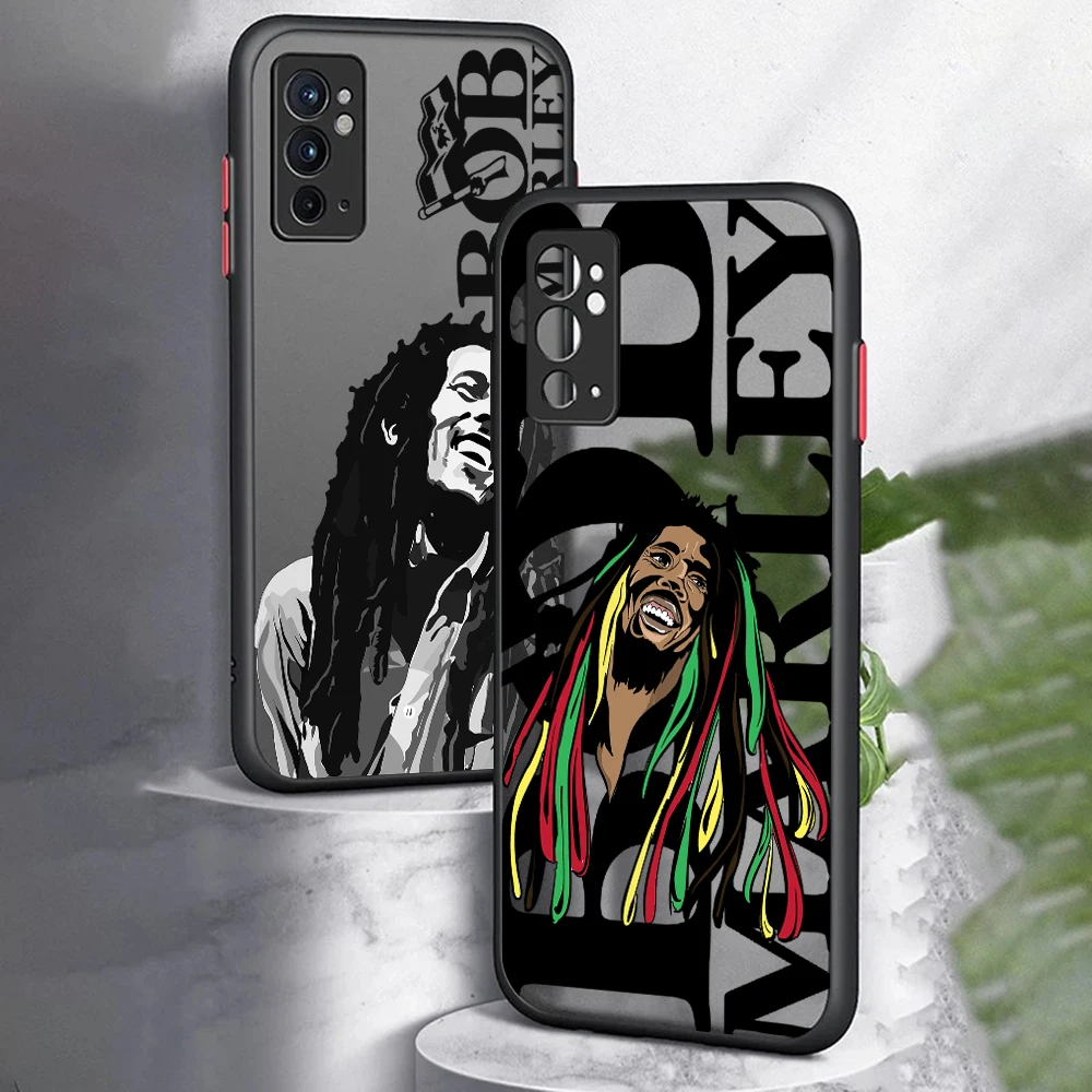 Rapper Bobs Marleys Phone Case For Samsung S24 S23 S22 S21 S20 S10 FE Note20 Note10 Plus Ultra Lite 5G Matte Transparent Cover