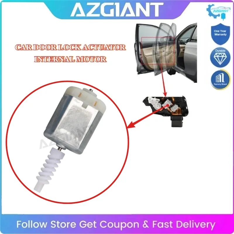 

AZGIANT Door Lock Motor Repair Kit FC-280 – Quiet Operation High-Speed 12 Volt Interior Replacement Parts