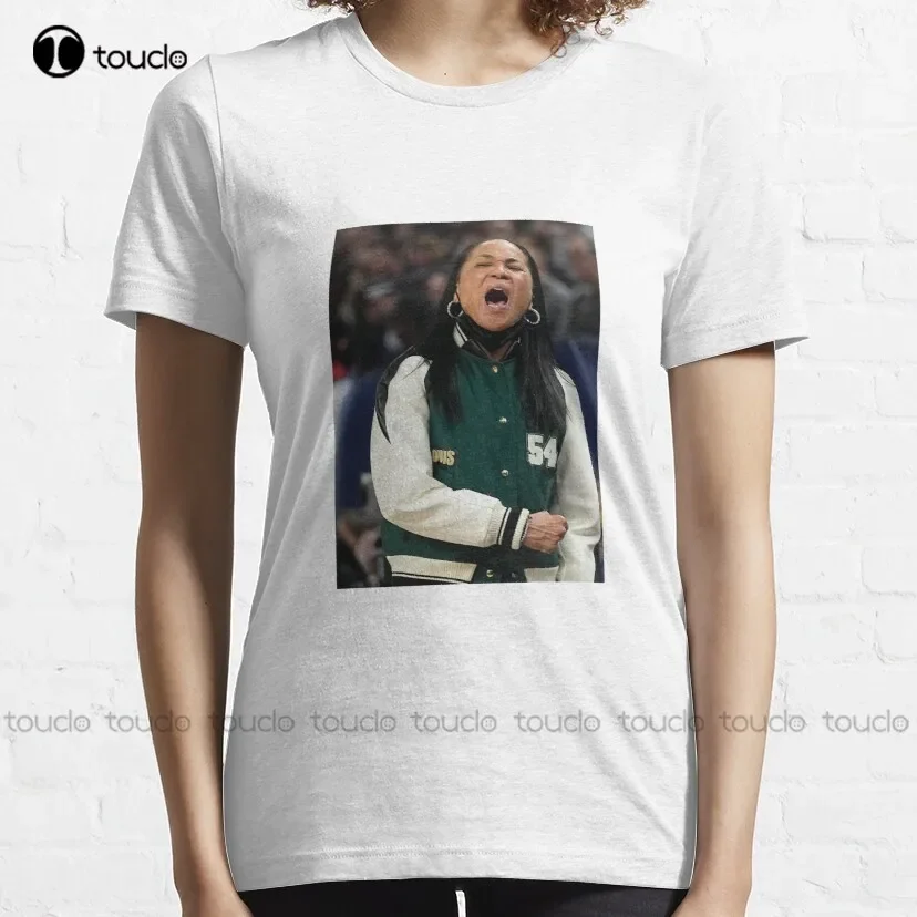 Dawn Staley Wearing Green Jacket Worth... Classic T-Shirt Funny Tshirts Custom Aldult Teen Unisex Digital Printing Tee Shirts