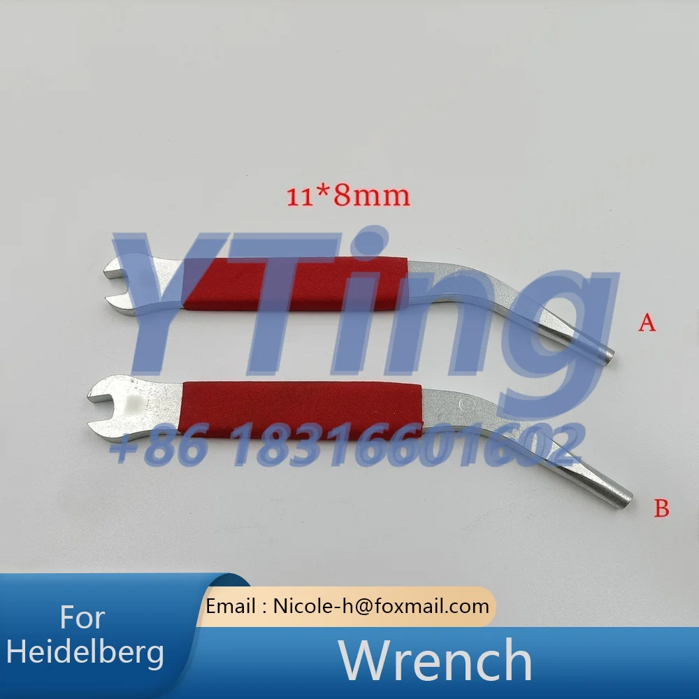 

Heidelberg Wrench Plate Clip Board MO GTO Wrench Pig Tail 8 Opening 11 13MM