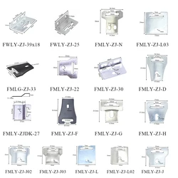 50pcs Custom Ceiling Spring Clips LED Downlight Bracket Mounting For Lighting