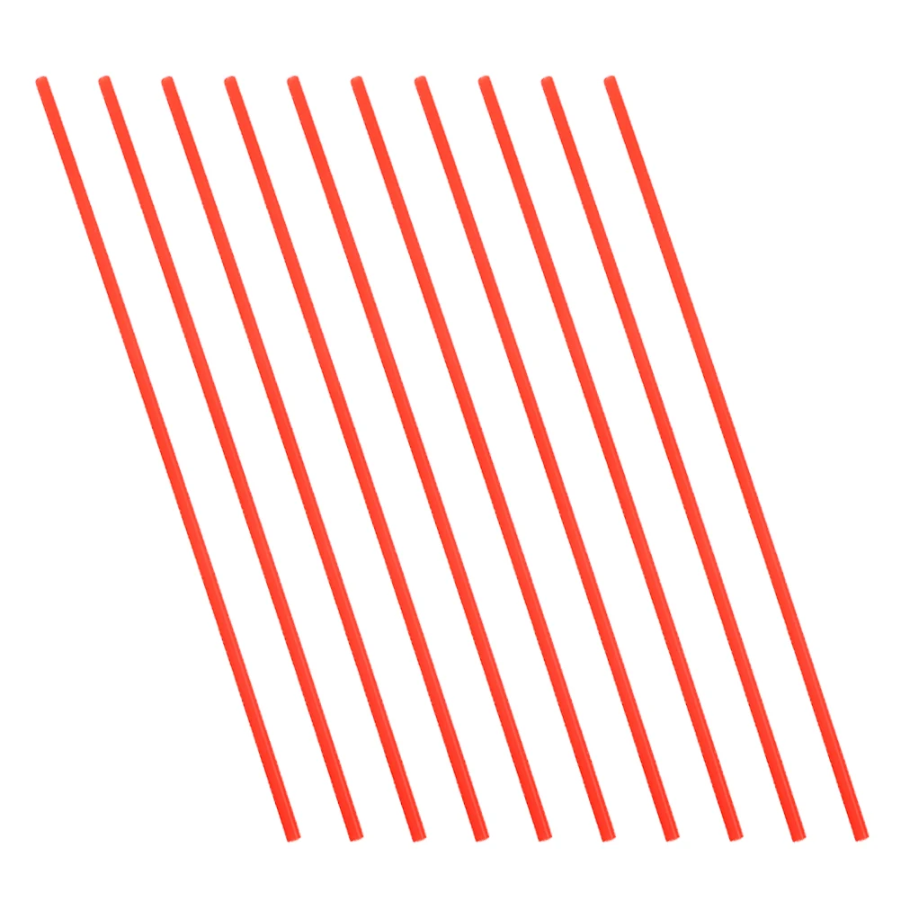 หลอดต่อกระป๋องสเปรย์ 10 ชิ้น สีแดง หลอดสำรองสำหรับน้ำมันหล่อลื่น น้ำยาทำความสะอาด หัวฉีดสเปรย์ สำหรับงานซ่อมบำรุงยานยนต์