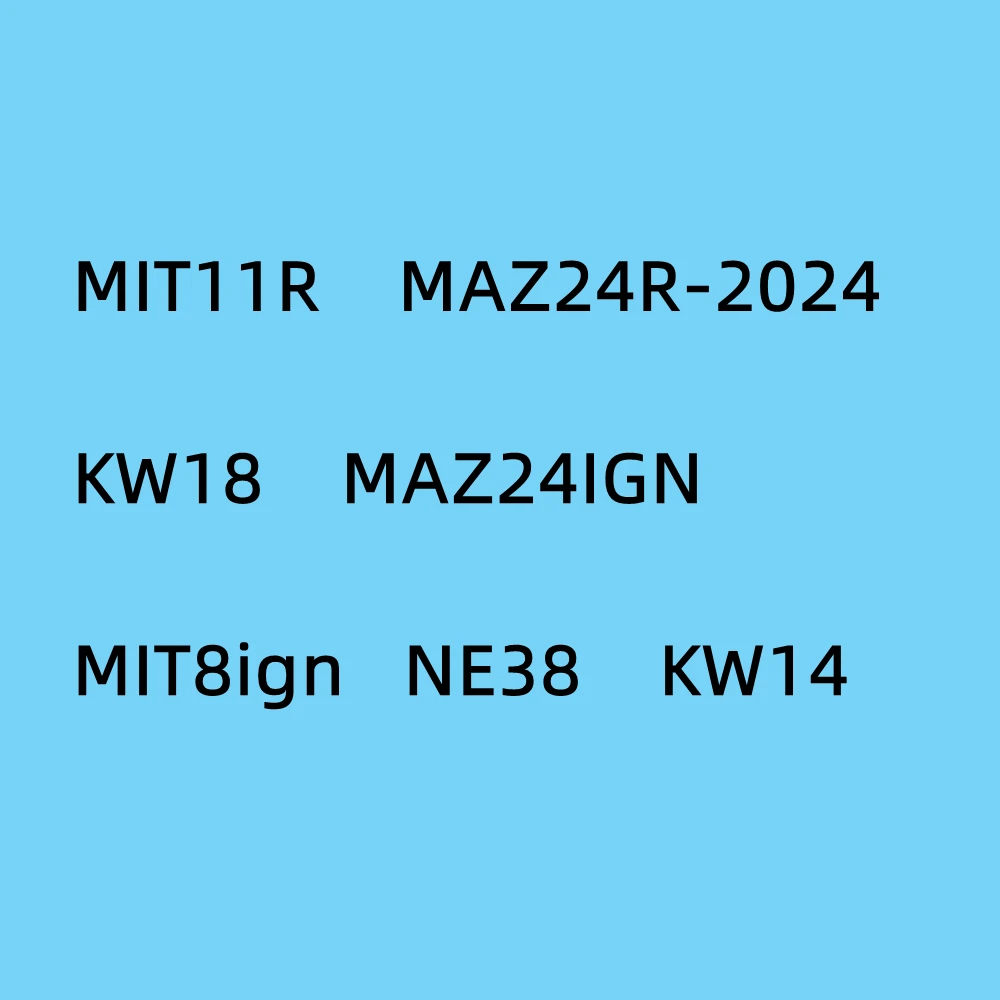 LIshi 2 in 1 MIT11R MAZ24R-2024 KW18 MAZ24IGN MIT8ign NE38 KW14 HYN14R/HY15 CY24-TRUCK DAT17 HU49