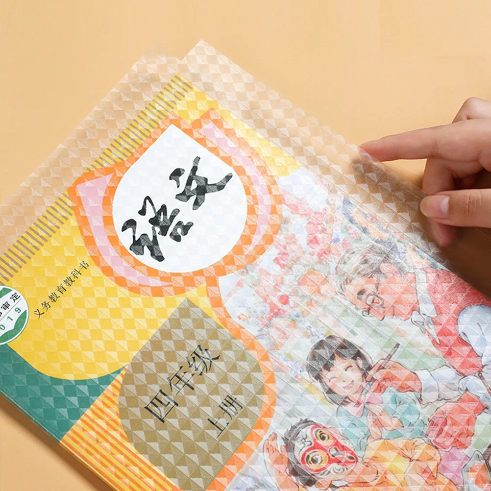 16 Pcs Self-adhesive Waterproof Book Cover Protective Covers Matte Films Frosted Transparent Student