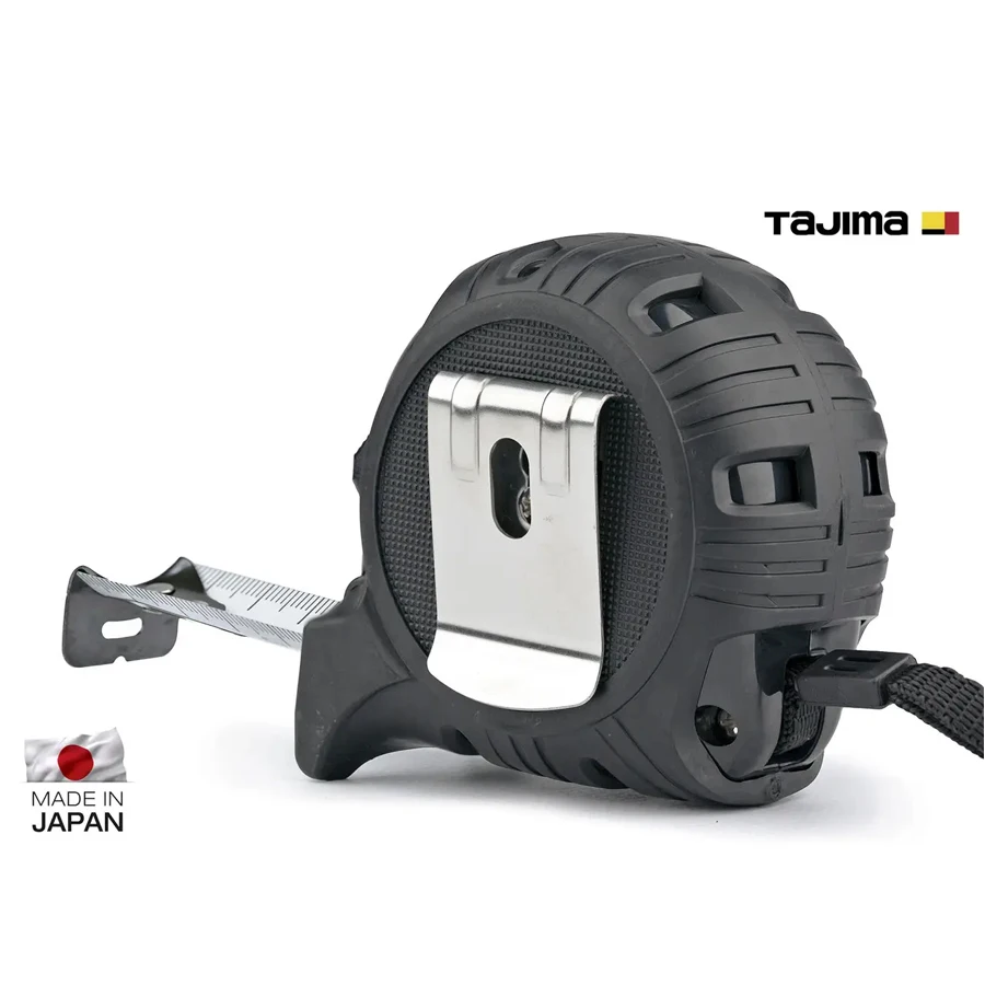 TaJIma Construction Tape Measure 5m x 19/25mm with mm Graduation,Retractable,Self-Locking for Designer, Decorator