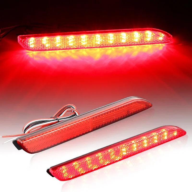 Carro led lâmpada traseira pára-choques refletor lâmpada de freio para toyota harrier sienna ez alphard aygo mark x lexus IS-F gx470 rx300 5630 nx rc