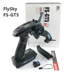 FlySky FS-GT5 FS GT5 2.4G 6CH RC Radio Transmitter with FS-BS6 6CH Receiver for RC Vehicles Crawler Car Boats Tank Toy Racing