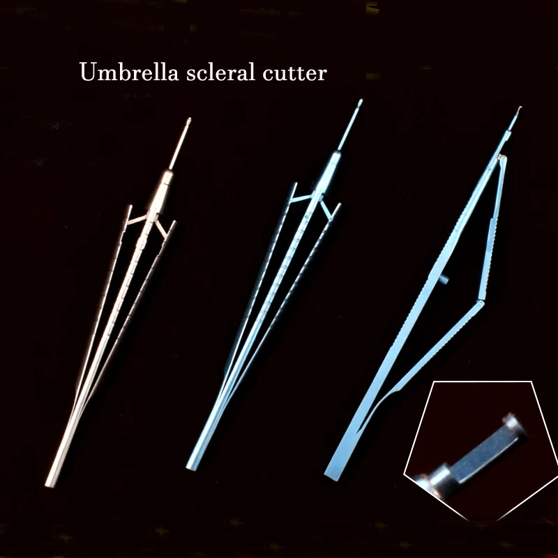 

Ophthalmic microinstruments Stainless steel sclera bite trabecular bite 0.8mm 1.0 straight curved