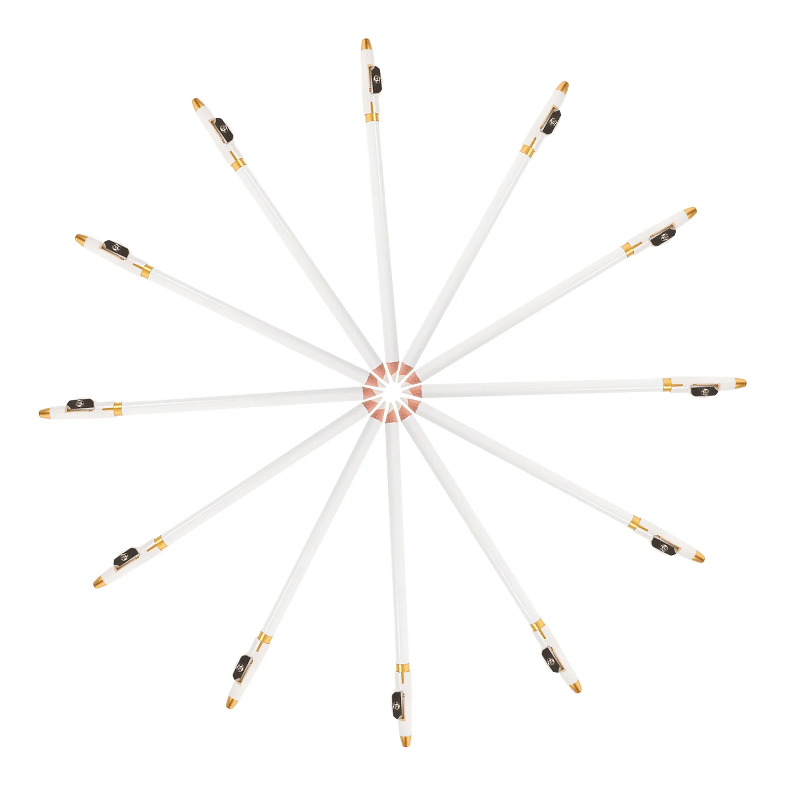 

12 Pcs Eyebrow Pencil Sharpener Eyeliner Contouring Brows Wooden Waterproof Woman Shaper