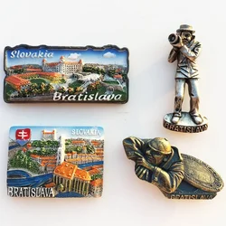 Slovakia Travelling Fridge Stickers Creative Travelling Souvenirs Resin Fridge Magnets Blackboard Magnetic Stickers Home Decor