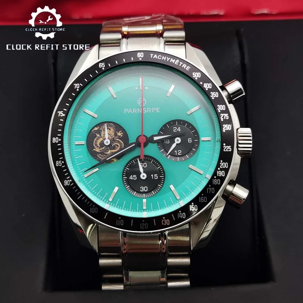 Casual Sport Men's Quartz Watch VK63 Movement Sapphire Crystal Aseptic Dial Fashion Waterproof Watch