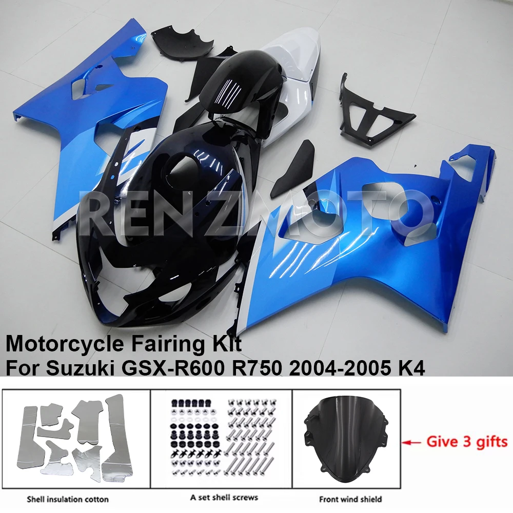 

S0604-2007 For Suzuki GSX-R600 R750 04-05 K4 K5 Fairing Motorcycle Set Body Kit Decoration Plastic Guard Plate Accessories Shell