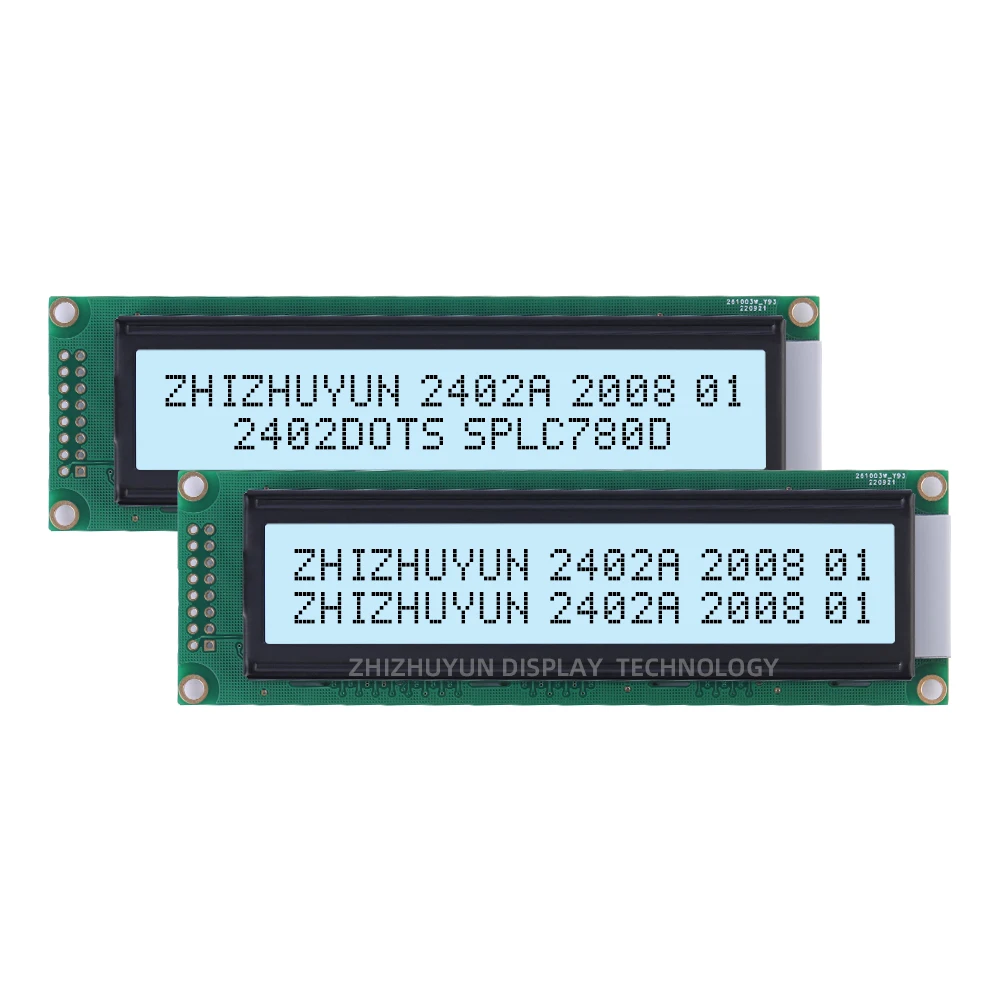 Groothandel 2402a Lcd-Scherm Oranje Licht Zwarte Karakters Lcd-Display Meertalige Module Seriële Poort Scherm