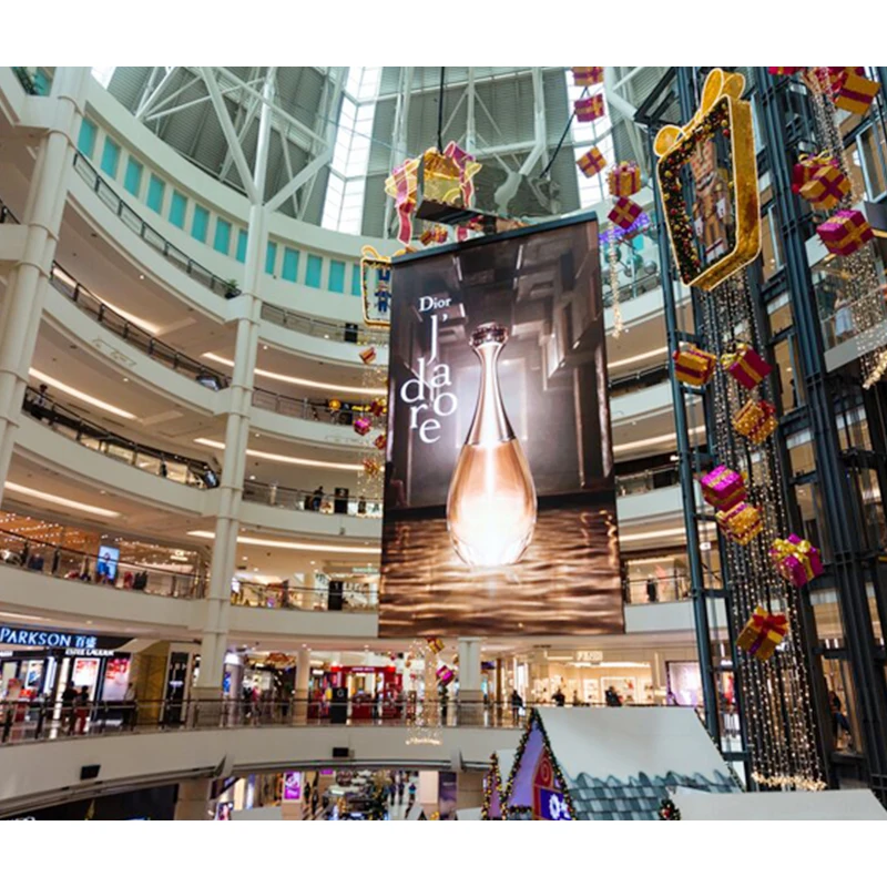 High Brightness P3.91 P7.8 Aluminum Panel LED Display Screen for Business Advertising Digital Signage Flexible Transparent